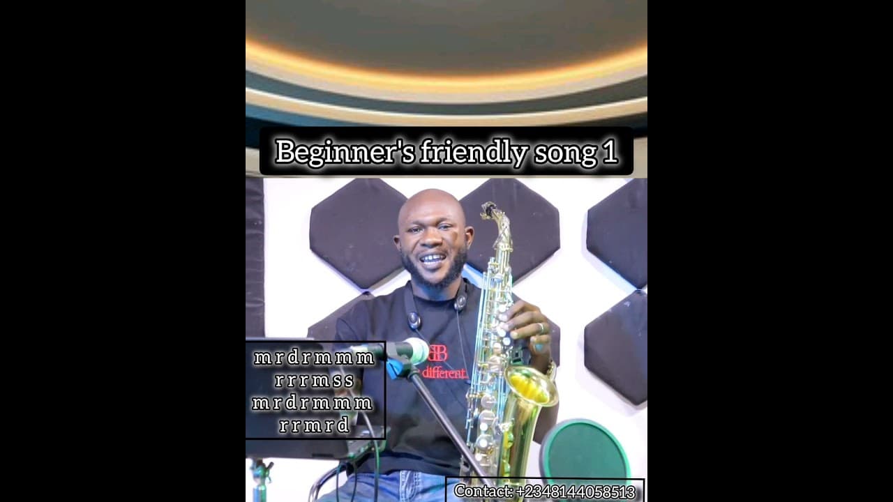 Beginner's friendly song 1